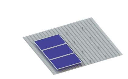 Standing Seam Solar Roof Mounting System without Rail